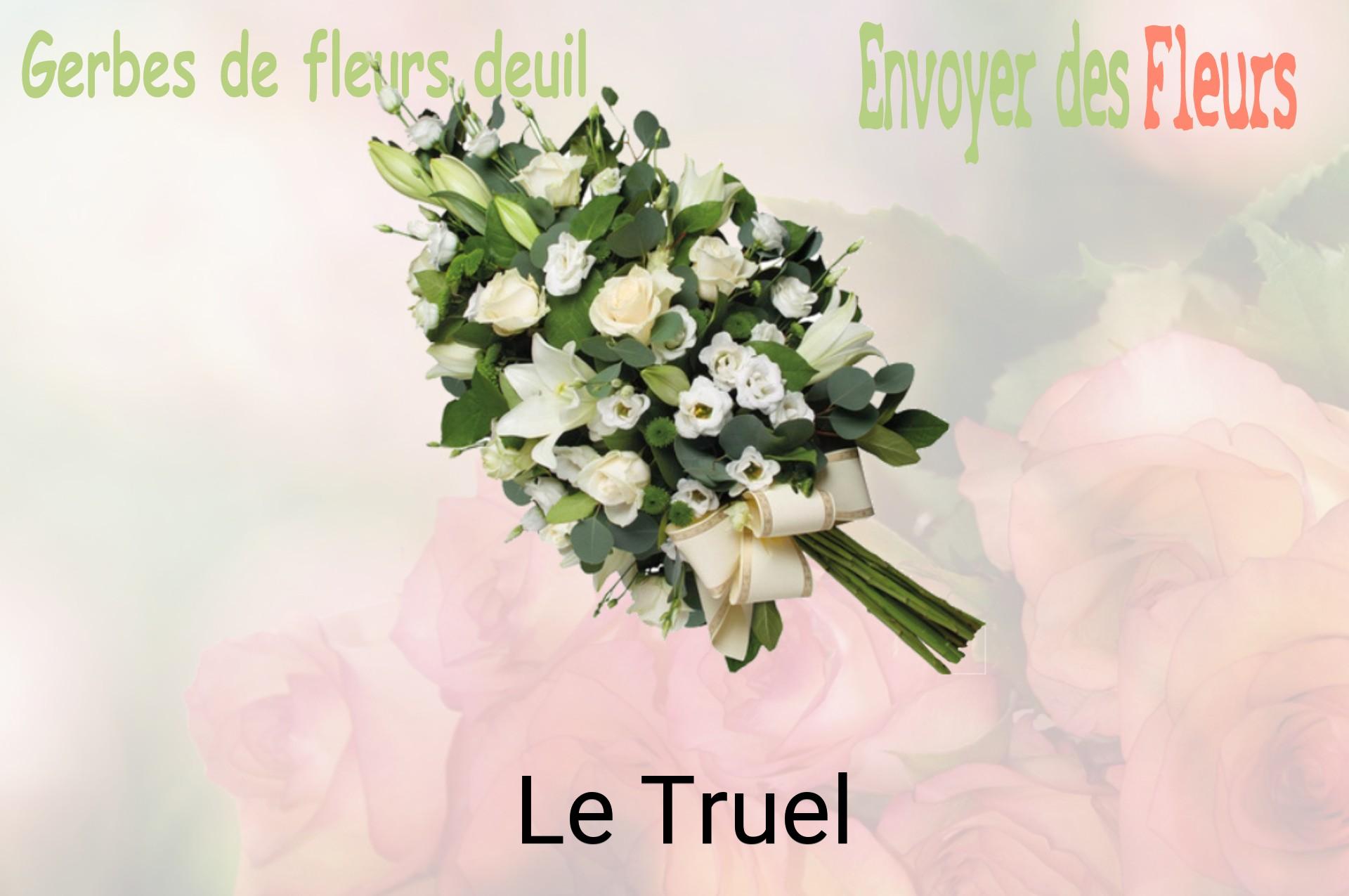 Gerbe de fleurs de deuil livrée à Le Truel